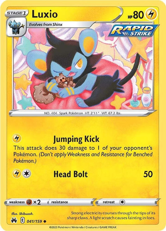 Pokemon Luxio 41/159 Crown Zenith