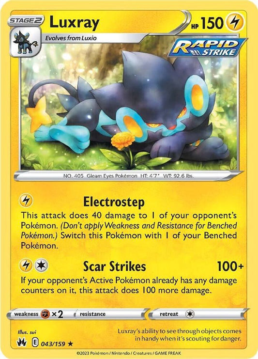 Pokemon Luxray 43/159 Crown Zenith