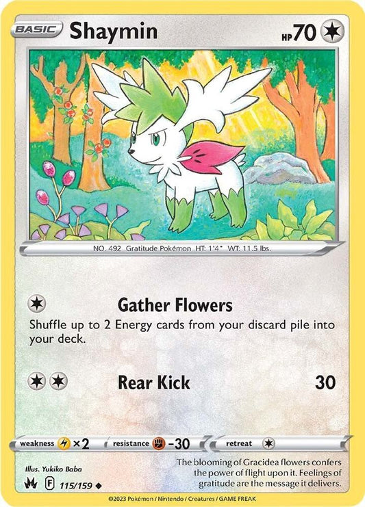 Pokemon Shaymin 115/159 Crown Zenith