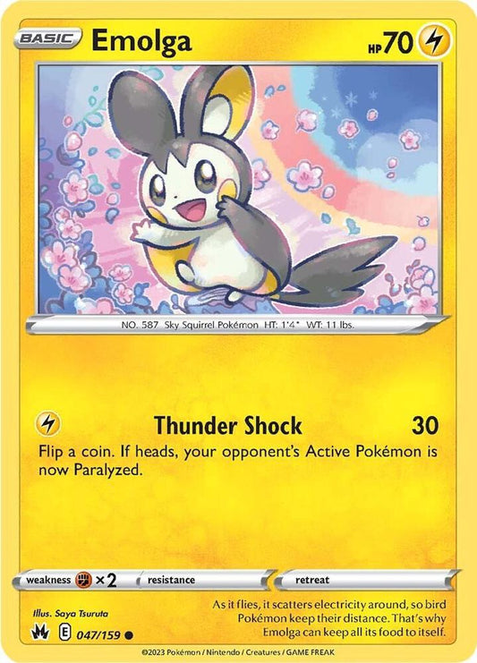 Pokemon Emolga 47/159 Crown Zenith