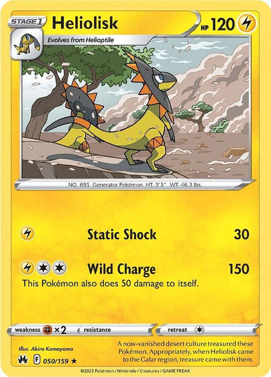 Pokemon Heliolisk 50/159 Crown Zenith