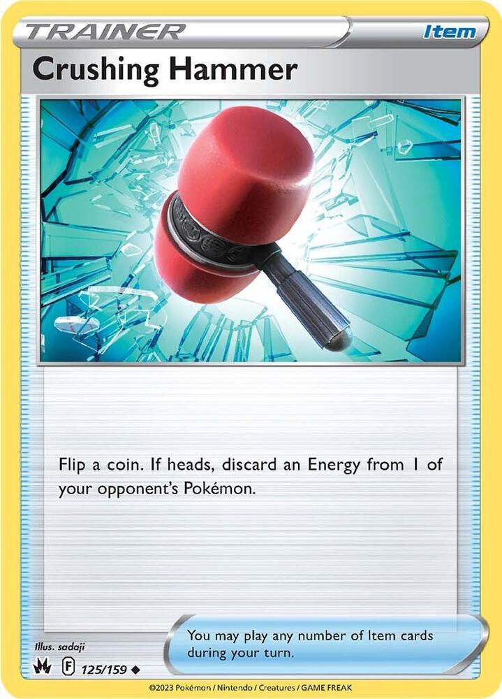 Pokemon Crushing Hammer 125/159 Crown Zenith