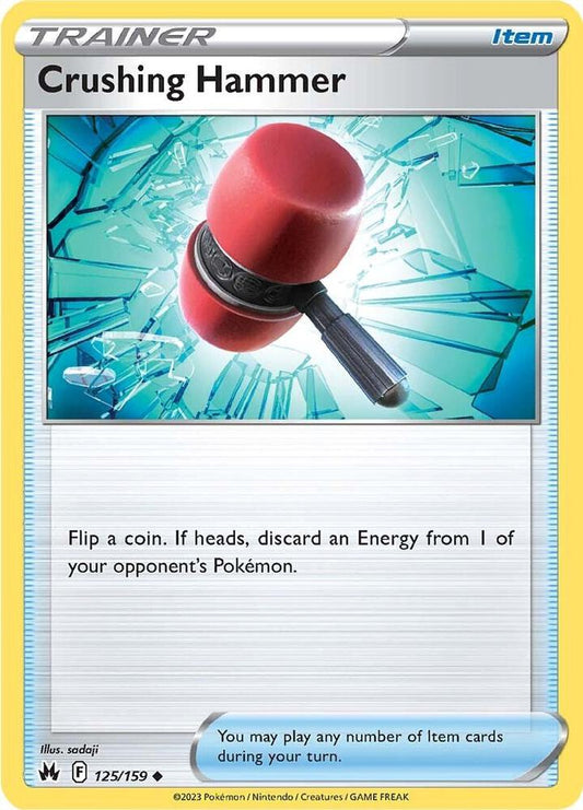 Pokemon Crushing Hammer 125/159 Crown Zenith