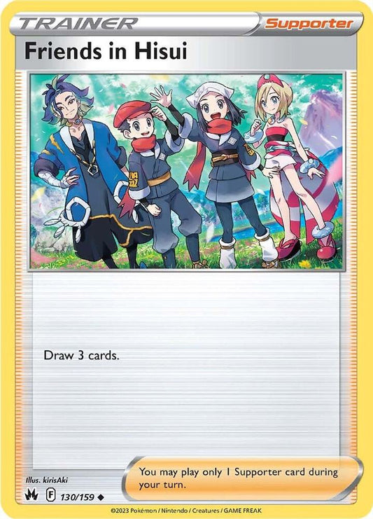 Pokemon Friends in Hisui 130/159 Crown Zenith