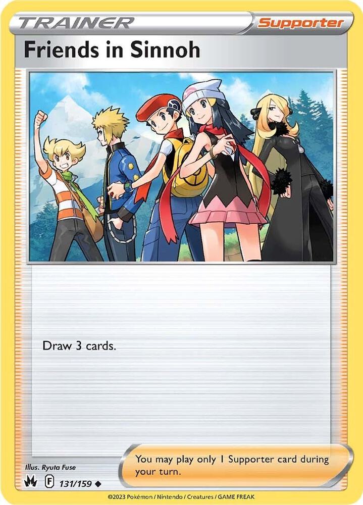 Pokemon Friends in Sinnoh 131/159 Crown Zenith
