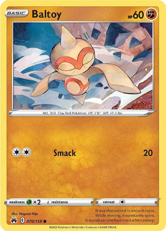 Pokemon Baltoy 70/159 Crown Zenith