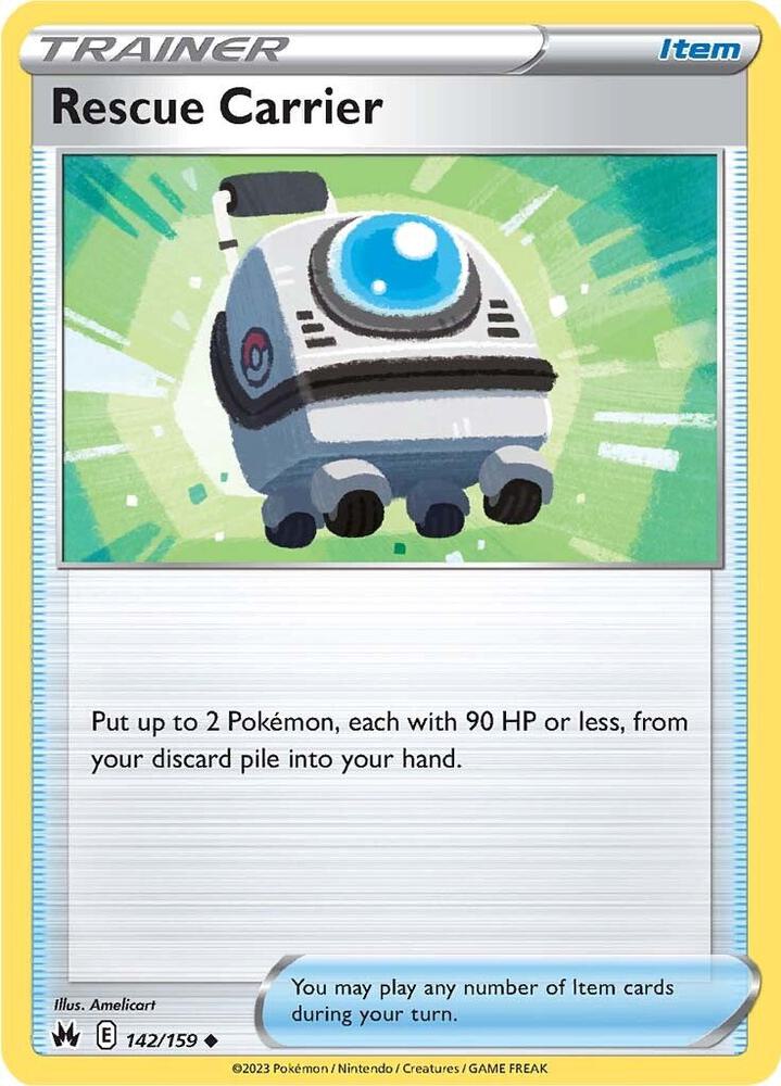 Pokemon Rescue Carrier 142/159 Crown Zenith