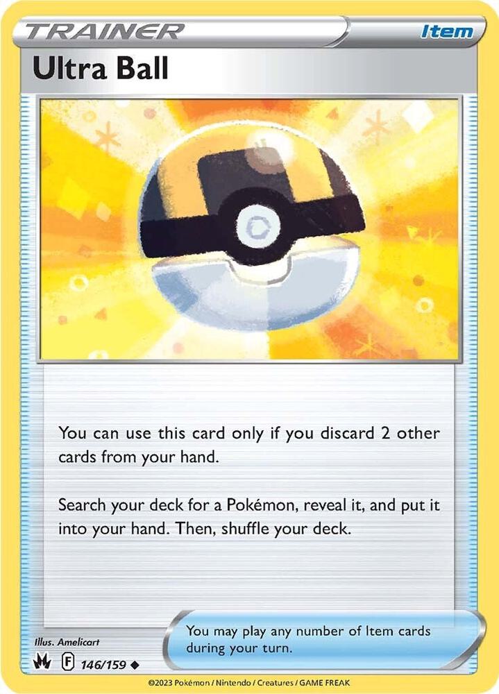 Pokemon Ultra Ball 146/159 Crown Zenith
