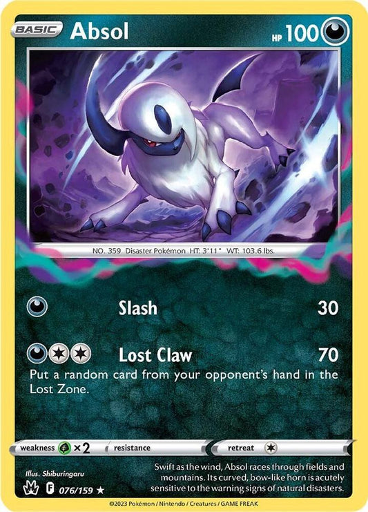Pokemon Absol 76/159 Crown Zenith