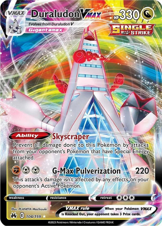 Pokemon Duraludon VMAX 104/159 Crown Zenith