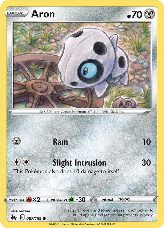 Pokemon Aron 87/159 Crown Zenith