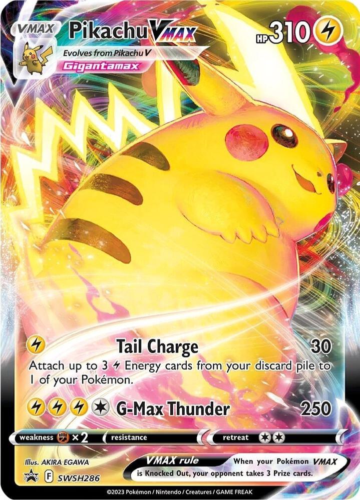 Pokemon Pikachu VMAX SWSH286 SWSH Black Star Promos