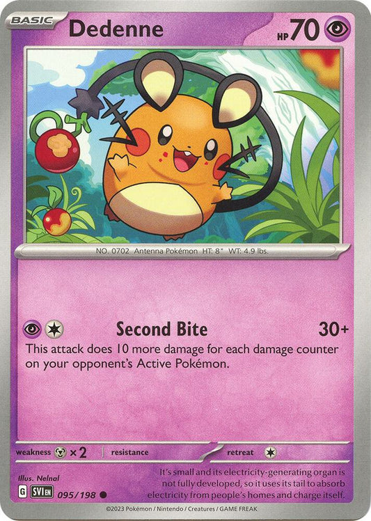 Pokemon Dedenne 95/198 Scarlet & Violet