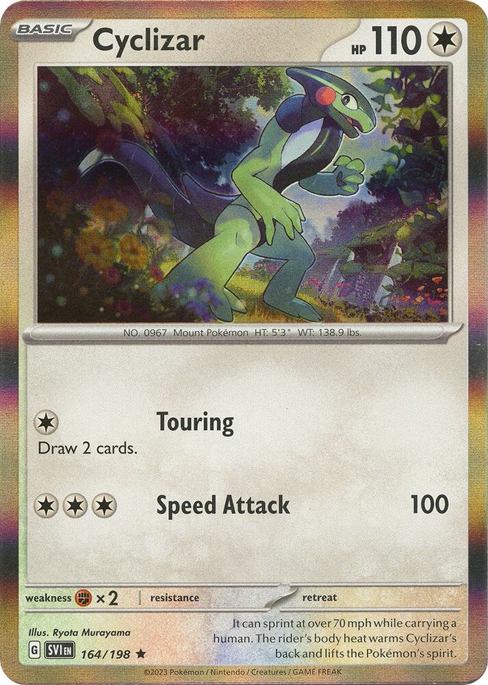 Pokemon Cyclizar 164/198 Scarlet & Violet