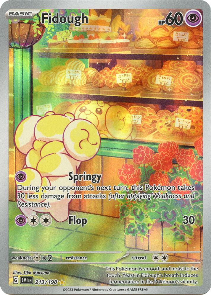 Pokemon Fidough 213/198 Scarlet & Violet