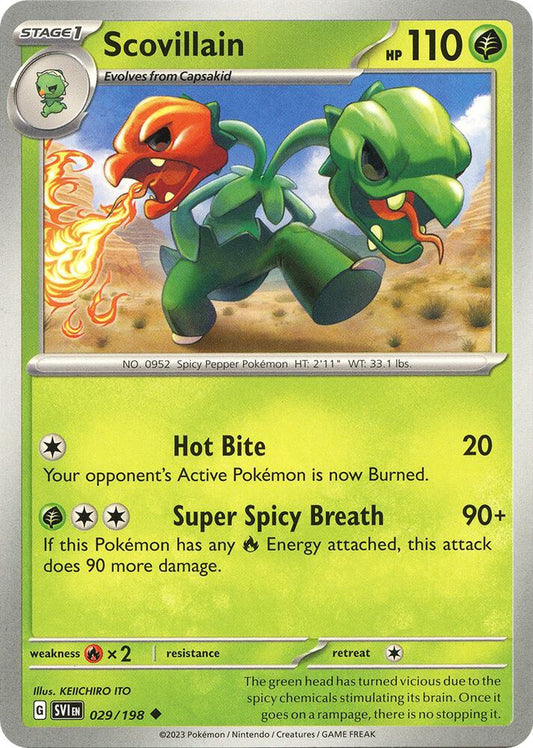 Pokemon Scovillain 29/198 Scarlet & Violet