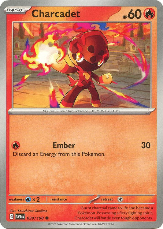 Pokemon Charcadet 39/198 Scarlet & Violet
