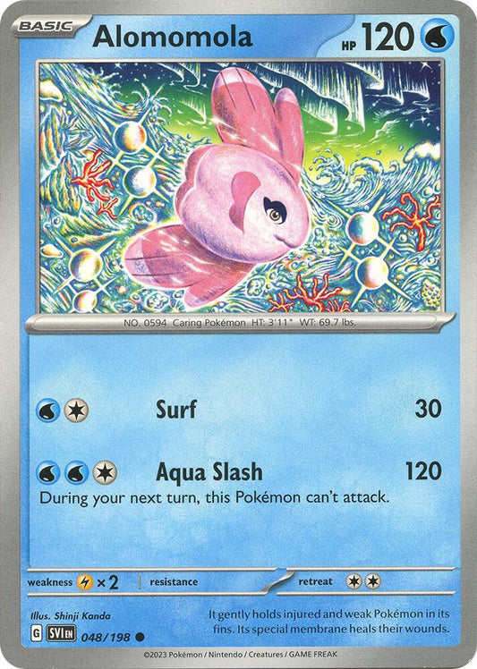 Pokemon Alomomola 48/198 Scarlet & Violet