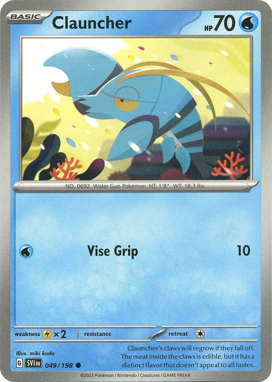 Pokemon Clauncher 49/198 Scarlet & Violet