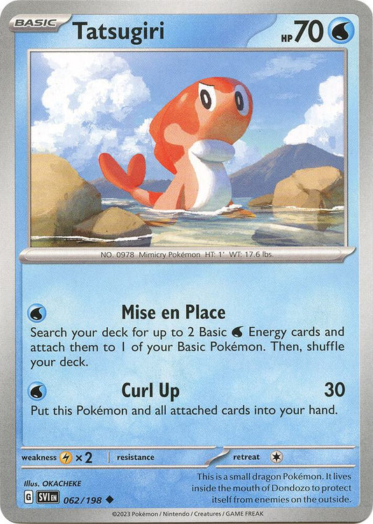 Pokemon Tatsugiri 62/198 Scarlet & Violet