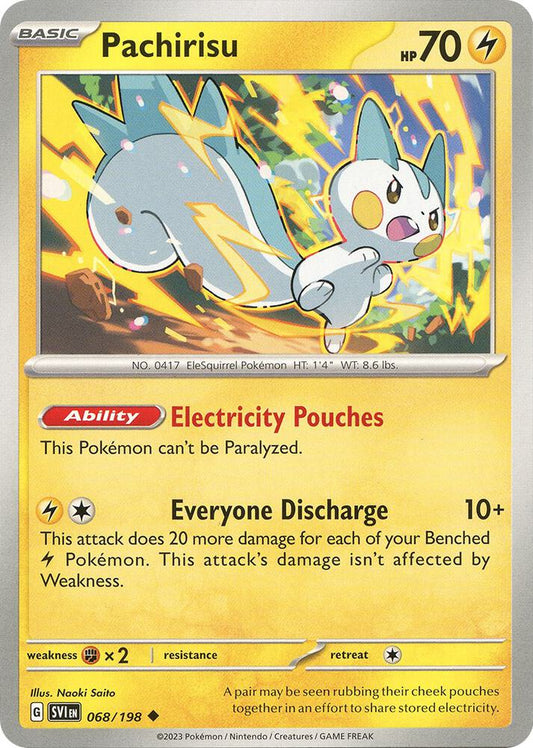 Pokemon Pachirisu 68/198 Scarlet & Violet