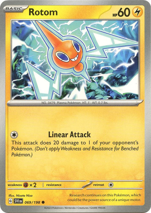 Pokemon Rotom 69/198 Scarlet & Violet