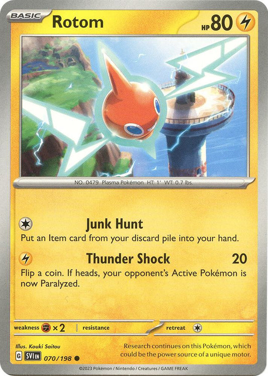 Pokemon Rotom 70/198 Scarlet & Violet