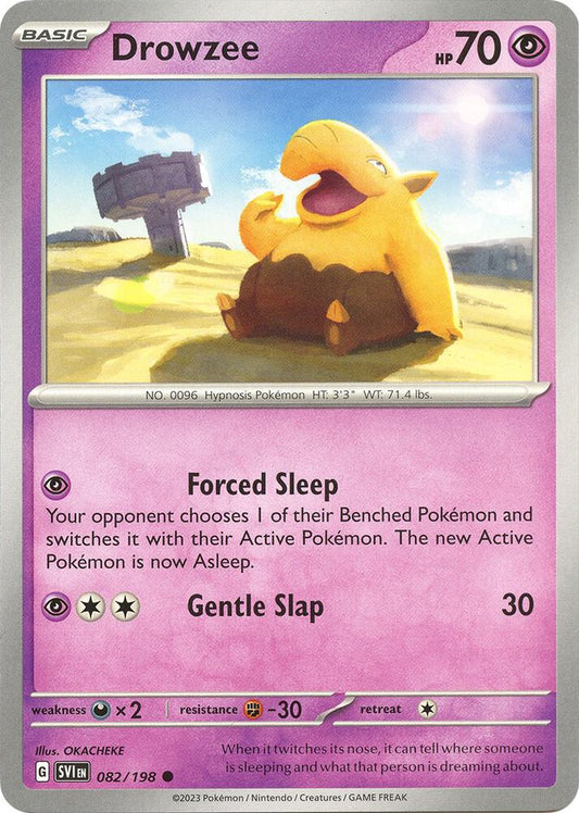 Pokemon Drowzee 82/198 Scarlet & Violet
