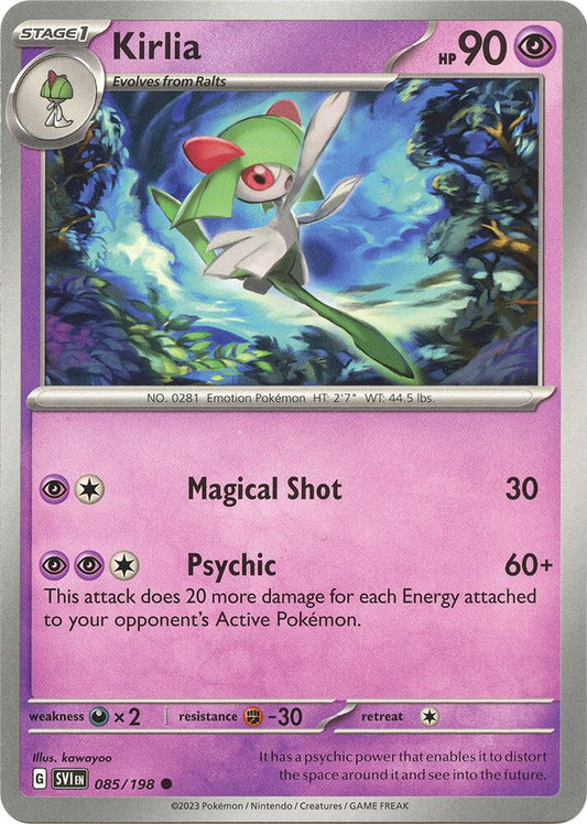 Pokemon Kirlia 85/198 Scarlet & Violet