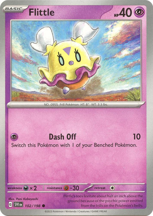 Pokemon Flittle 102/198 Scarlet & Violet
