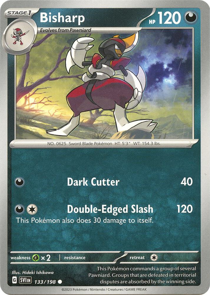 Pokemon Bisharp 133/198 Scarlet & Violet