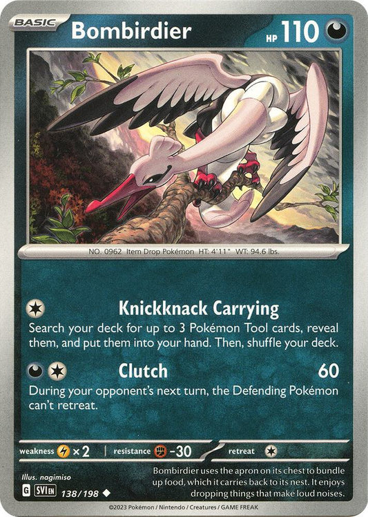 Pokemon Bombirdier 138/198 Scarlet & Violet