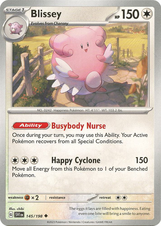 Pokemon Blissey 145/198 Scarlet & Violet