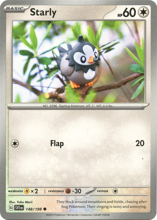 Pokemon Starly 148/198 Scarlet & Violet