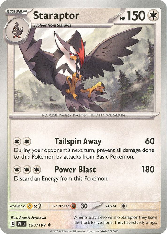 Pokemon Staraptor 150/198 Scarlet & Violet