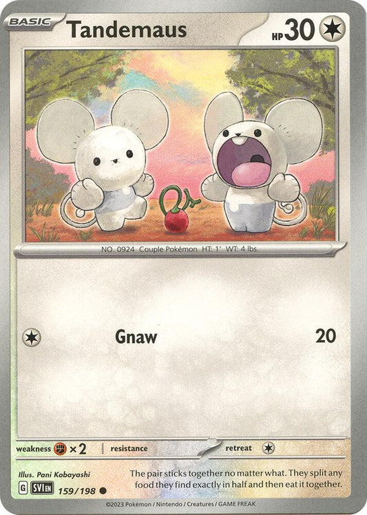 Pokemon Tandemaus 159/198 Scarlet & Violet