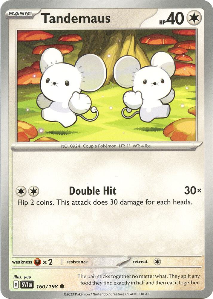 Pokemon Tandemaus 160/198 Scarlet & Violet