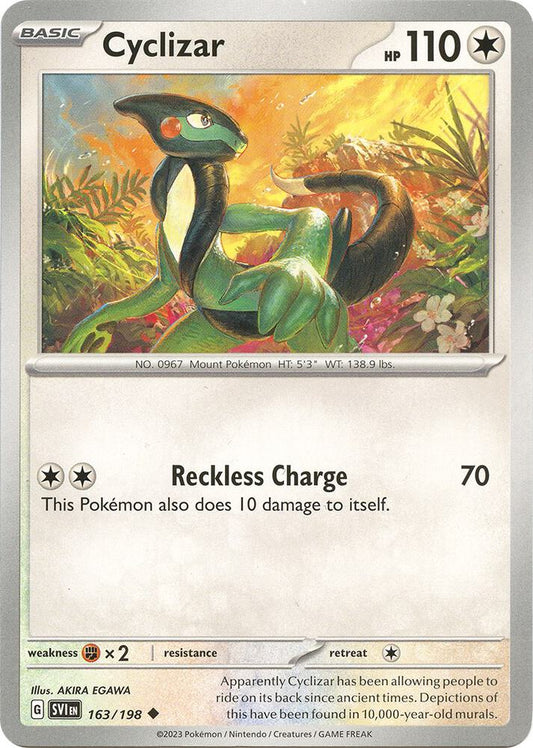 Pokemon Cyclizar 163/198 Scarlet & Violet