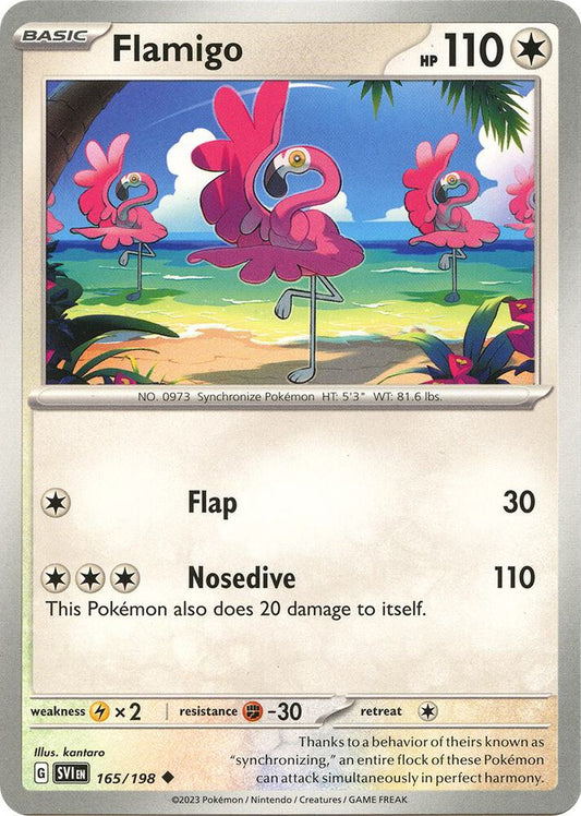 Pokemon Flamigo 165/198 Scarlet & Violet