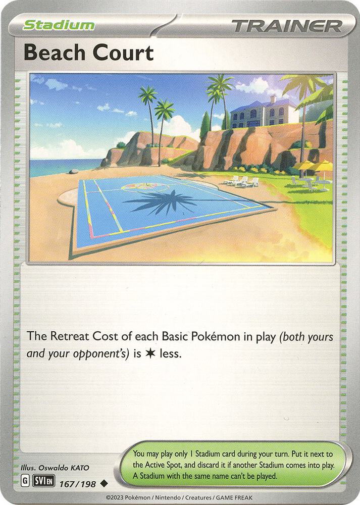 Pokemon Beach Court 167/198 Scarlet & Violet