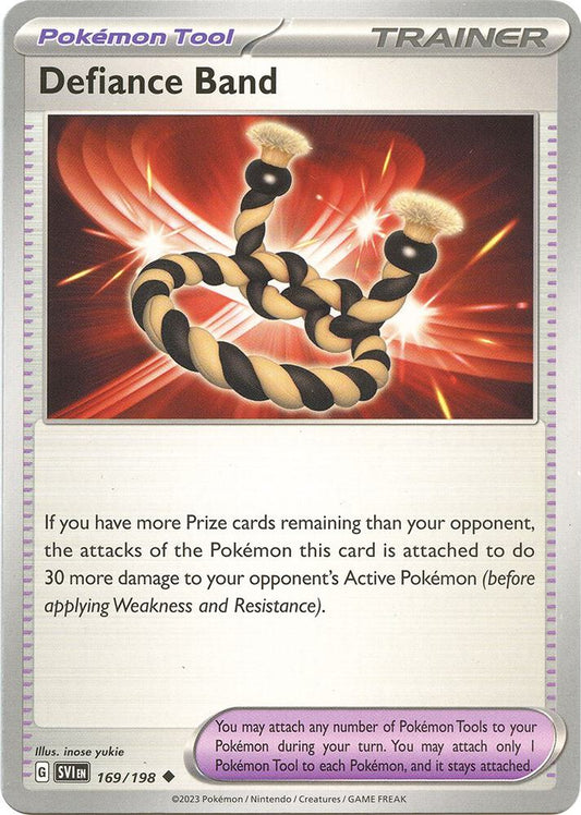 Pokemon Defiance Band 169/198 Scarlet & Violet