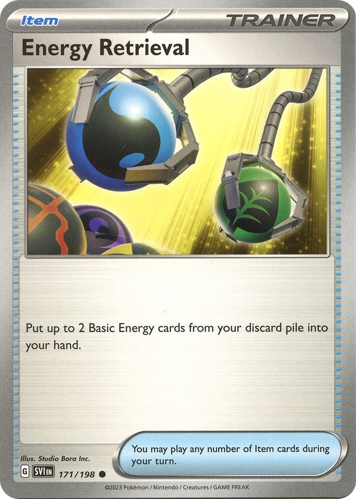 Pokemon Energy Retrieval 171/198 Scarlet & Violet
