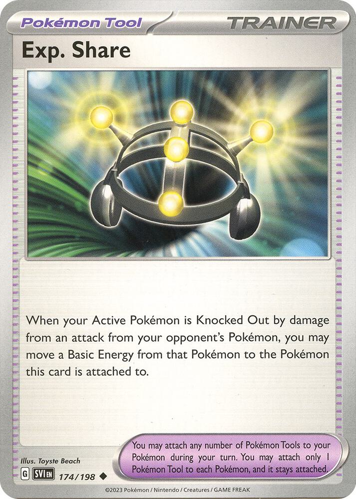Pokemon Exp. Share 174/198 Scarlet & Violet
