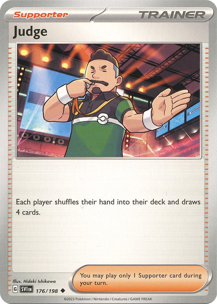 Pokemon Judge 176/198 Scarlet & Violet