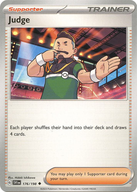 Pokemon Judge 176/198 Scarlet & Violet