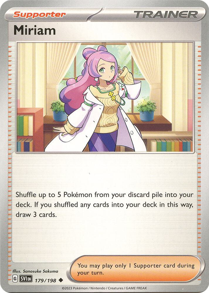 Pokemon Miriam 179/198 Scarlet & Violet
