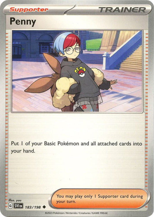 Pokemon Penny 183/198 Scarlet & Violet