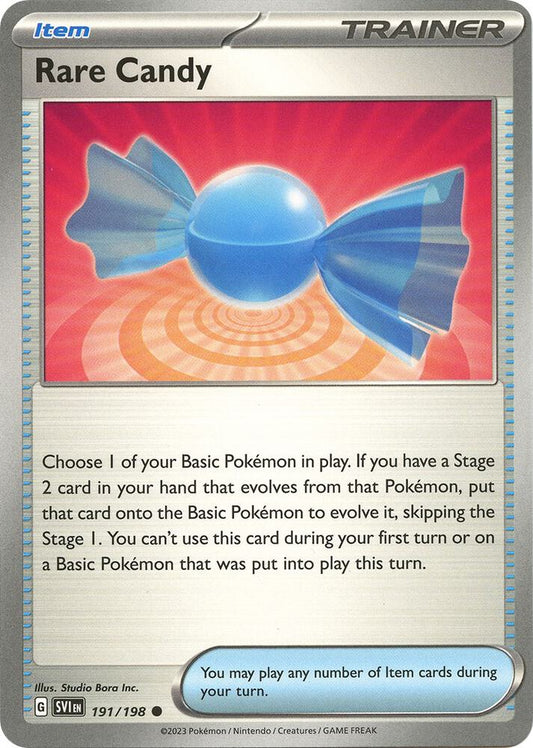 Pokemon Rare Candy 191/198 Scarlet & Violet