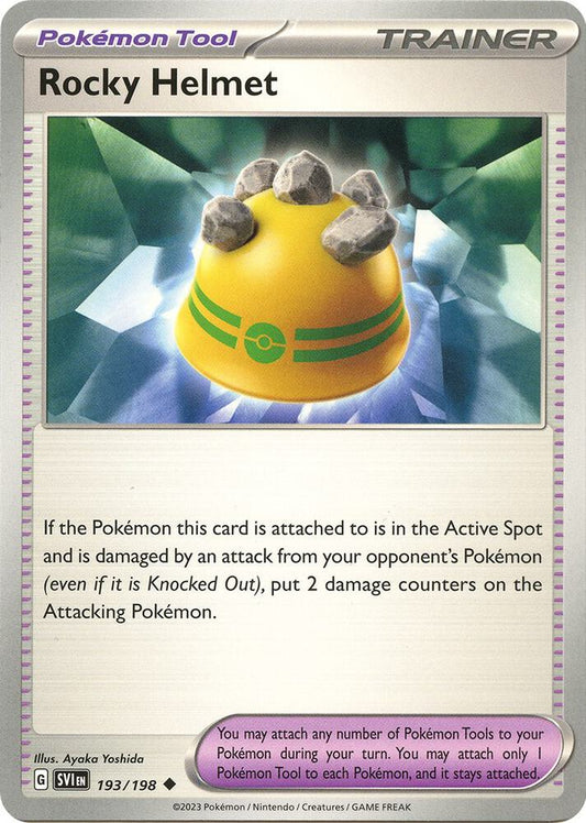 Pokemon Rocky Helmet 193/198 Scarlet & Violet