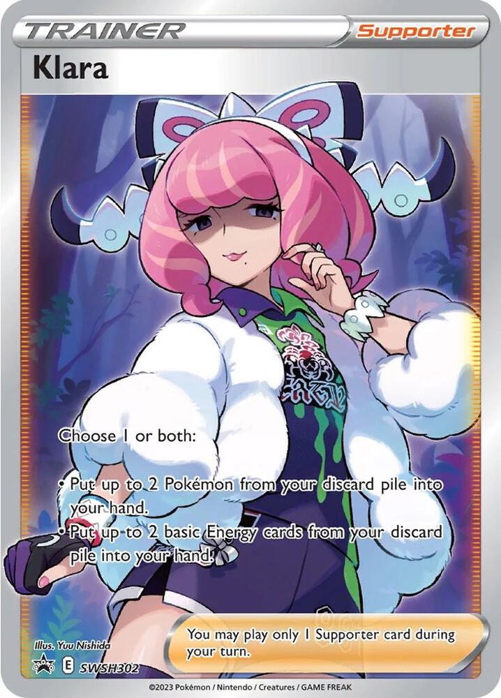 Pokemon Klara SWSH302 SWSH Black Star Promos